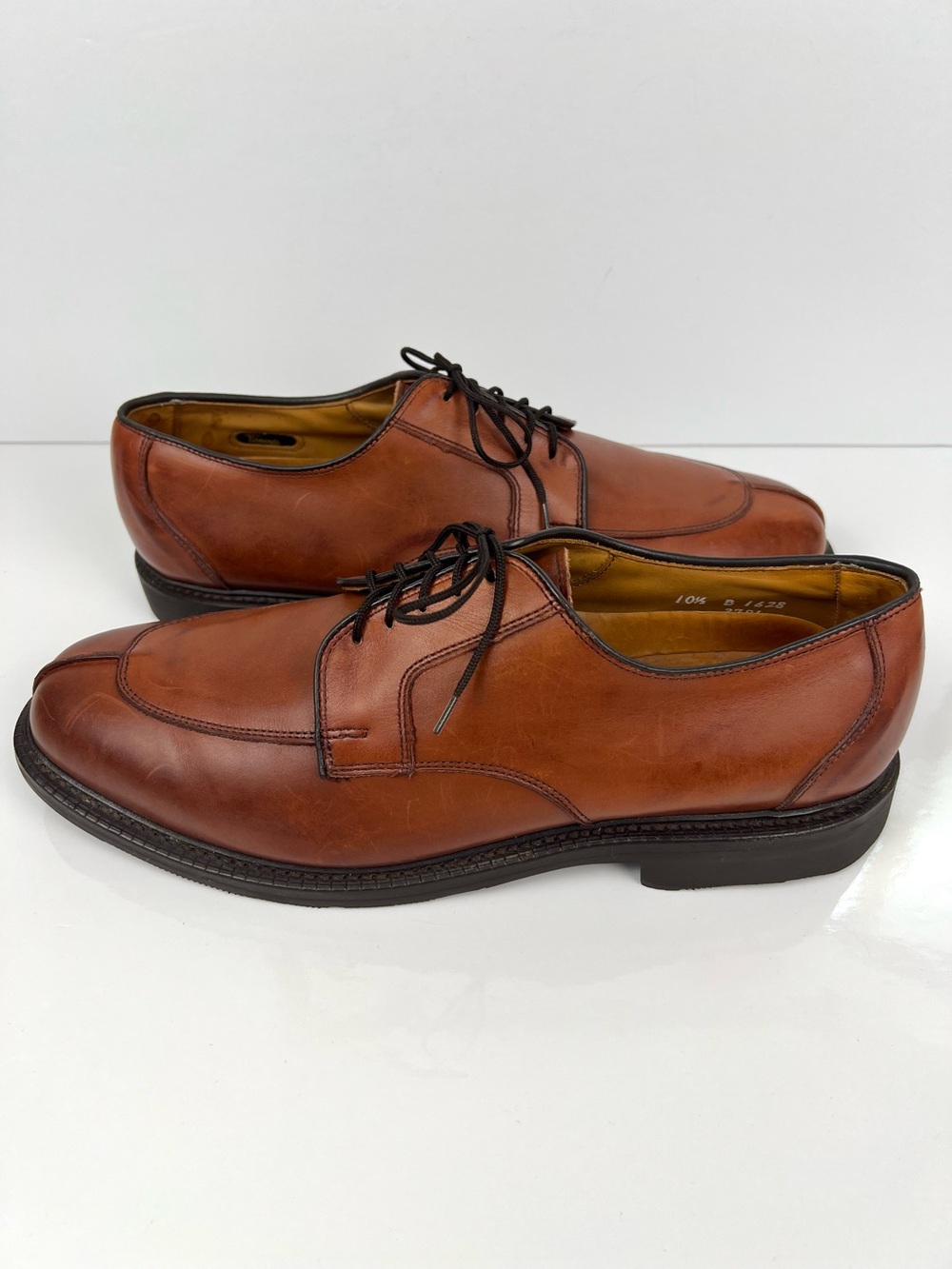 Allen Edmonds Ashton Split Toe Derby Lace Up Men’s Dress Shoes 10.5 Rusty Brown